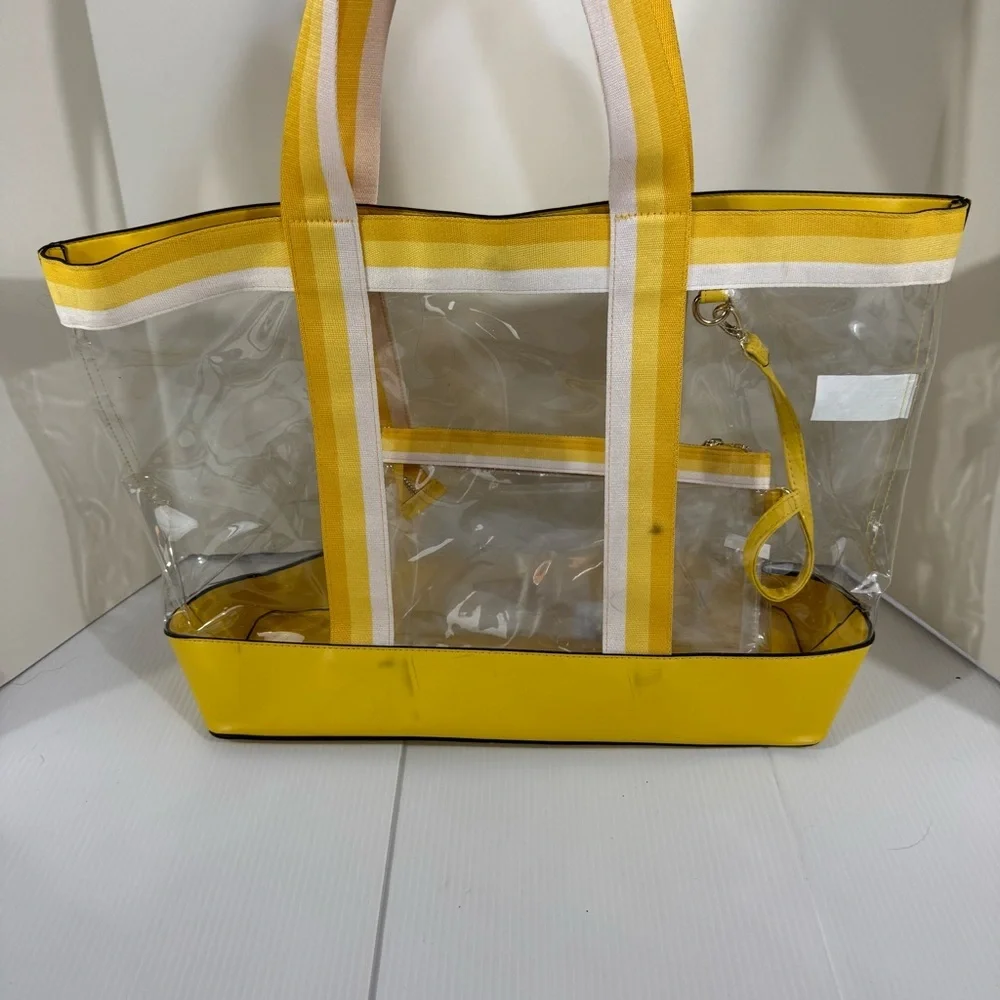 81. Transparent Yellow Tote Bag